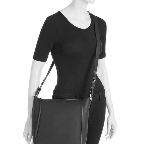 🆕AllSaints Kita Pebbled Leather Crossbody - Picture 8 of 8
